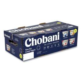 Greek Yogurt Variety Pack, Assorted Flavors, 5.3 oz Cup, 16 Cups/Box, Delivered in 1-4 Business Days
