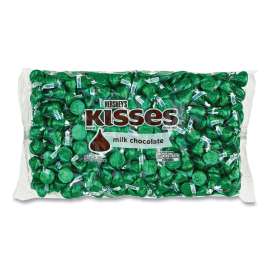 KISSES, Milk Chocolate, Green Wrappers, 66.7 oz Bag, Delivered in 1-4 Business Days
