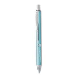 EnerGel Alloy RT Gel Pen, Retractable, Medium 0.7 mm, Black Ink, Aquamarine Barrel