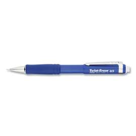 Twist-Erase III Mechanical Pencil, 0.5 mm, HB (#2.5), Black Lead, Blue Barrel