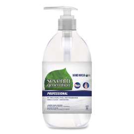 Natural Hand Wash, Free and Clean, Unscented, 12 oz Pump Bottle, 8/Carton