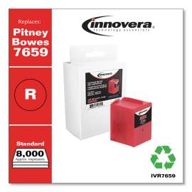 Compatible Red Postage Meter Ink, Replacement for 765-9 (7659), 8,000 Page-Yield