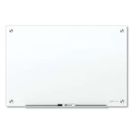 Brilliance Glass Dry-Erase Boards, 72 x 48, White Surface