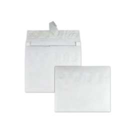 Heavyweight 18 lb Tyvek Open End Expansion Mailers, #13 1/2, Square Flap, Redi-Strip Adhesive Closure, 10 x 13, White, 100/CT