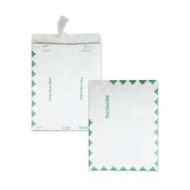 Lightweight 14 lb Tyvek Catalog Mailers, First Class, #13 1/2, Square Flap, Redi-Strip Closure, 10 x 13, White, 100/Box