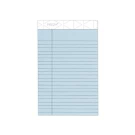 Prism + Colored Writing Pads, Narrow Rule, 50 Pastel Blue 5 x 8 Sheets, 12/Pack