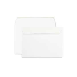Open-Side Booklet Envelope, #10 1/2, Cheese Blade Flap, Redi-Strip Adhesive Closure, 9 x 12, White, 100/Box