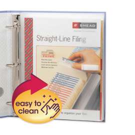 Poly Ring Binder Pockets, 9 x 11-1/2, Clear, 3/Pack