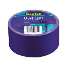3M 920-PPL-C Duct Tape, 20 yd L, 1.88 in W, Cloth Backing, Violet Purple