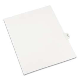 Allstate-Style Legal Side Tab Dividers, 26-Tab, Exhibit G, 11 x 8.5, White, 25/Pack