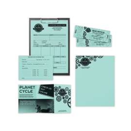 Color Paper, 24 lb Bond Weight, 8.5 x 11, Merry Mint, 500/Ream