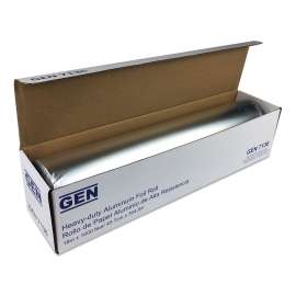Heavy-Duty Aluminum Foil Roll, 18" x 1,000 ft