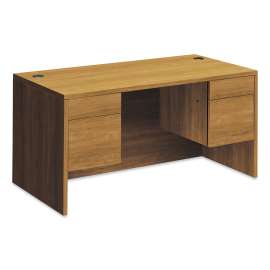HON Mod Low Personal Credenza, 30w x 20d x 21h, Traditional Mahogany