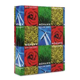 Color Copy Recycled Paper, 94 Bright, 28 lb Bond Weight, 8.5 x 11, PC White, 500/Ream