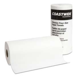 Choose-Your-Size Kitchen Roll Paper Towels, 2-Ply, 27.9 x 15.2, 128 Sheets/Roll, 15 Rolls/Carton