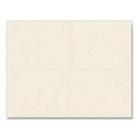 Printable Postcards, Inkjet/Laser, 38 lb, 5.5 x 4.25, Ivory, 200 Cards, 4 Cards/Sheet, 50 Sheets/Pack