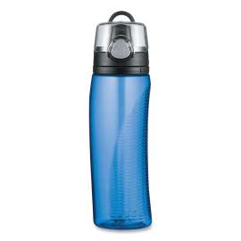 Intak by Thermos Hydration Bottle with Meter, 24 oz, Blue, Polyester