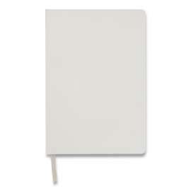 Flexible-Cover Business Journal, 1 Subject, Quadrille Rule, Gray Cover, 8 x 5.5, 96 Sheets