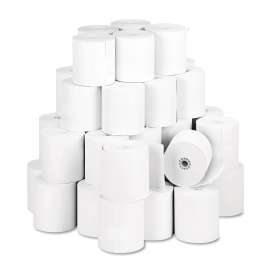 Thermal Paper Rolls, 3.13" x 230 ft, White, 50/Carton