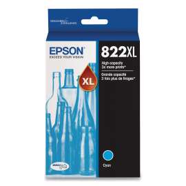 T822XL220-S (T822XL) DURABrite Ultra High-Yield Ink, 1,100 Page-Yield, Cyan