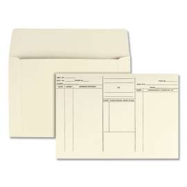 Attorney's Envelope/Transport Case File, Cheese Blade Flap, Fold-Over Closure, 10 x 14.75, Cameo Buff, 100/Box