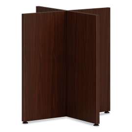 HON 10500 Series Single 3/4-Height Pedestal Desk, Right: Box/File, 66" x 30" x 29.5", Kingswood Walnut