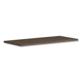 Coze Writing Desk Worksurface, Rectangular, 54" x 24", Florence Walnut