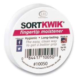 Sortkwik Fingertip Moisteners, 0.38 oz, Pink