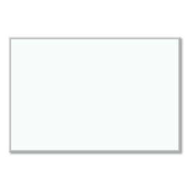 Melamine Dry Erase Board, 72 x 48, White Surface, Silver Aluminum Frame