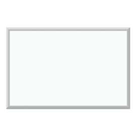 Melamine Dry Erase Board, 36 x 24, White Surface, Silver Aluminum Frame