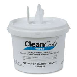 CleanCide Disinfecting Wipes, 8 x 5.5, Fresh Scent, 400/Tub