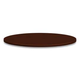 Mod Round Conference Table Top, 42" Diameter, Traditional Mahogany