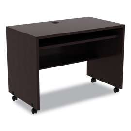 Alera - Valencia Series Espresso Mobile Office Desk