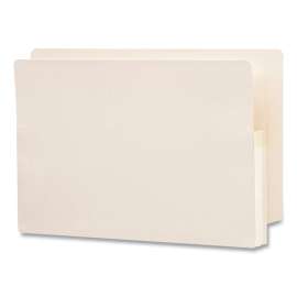 Manila End Tab File Pockets, 1.75" Expansion, Legal Size, Manila, 25/Box