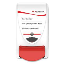 Hand Sanitizer Dispenser, 1 Liter Capacity, 4.92 x 4.6 x 9.25, White, 15/Carton
