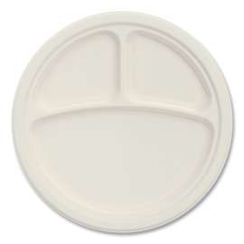 Bare Eco-Forward Sugarcane Dinnerware, ProPlanet Seal, Platter, 10 x 12.5, Ivory, 500/Carton
