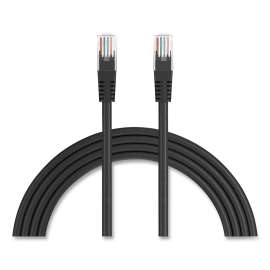 CAT6 Patch Cable, 7 ft, Black