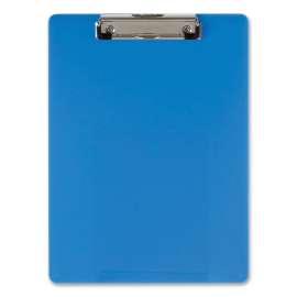 Recycled Plastic Clipboard, Holds 8.5 x 11 Sheets, Blue