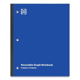 Wireless One-Subject Notebook, Quadrille Rule, Blue Cover, (80) 11 x 8.5 Sheets