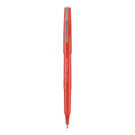 Fineliner Markers, Fine Bullet Tip, Red, Dozen