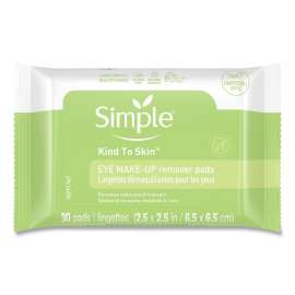 Eye And Skin Care, Eye Make-Up Remover Pads, 30/Pack, 6 Packs/Carton