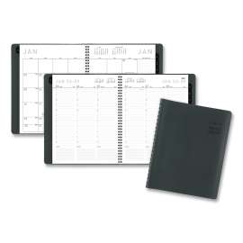 Contemporary Weekly/Monthly Planner, 11 x 8.25, Forest Green Cover, 12-Month (Jan to Dec): 2023