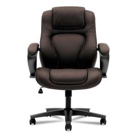 HON VL518 Mesh Back Multi-Purpose Chair with Arms, Supports Up to 250 lb, 19" Seat Height, Black Seat, Black Back, Black Base