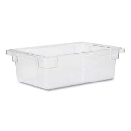 Food/Tote Boxes, 3.5 gal, 18 x 12 x 6, Clear, Plastic