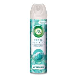 Aerosol Air Freshener, Fresh Waters, 8 oz Aerosol Spray, 12/Carton
