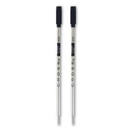 Refills for Cross Ballpoint Pens, Bold Conical Tip, Black Ink, 2/Pack