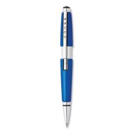Edge Gel Pen, Retractable, Medium 0.7 mm, Black Ink, Blue Barrel