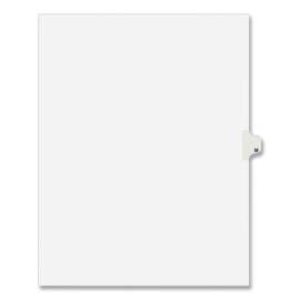 Preprinted Legal Exhibit Side Tab Index Dividers, Avery Style, 26-Tab, M, 11 x 8.5, White, 25/Pack, (1413)