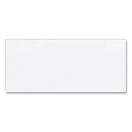 Open-Side Business Envelope, #10, Commercial Flap, Diagonal Seam, Gummed Closure, 4.13 x 9.5, White, 500/Box