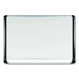 Pure Platinum Magnetic Dry Erase Board, 72 x 48, White Surface, Silver/Black Aluminum Frame